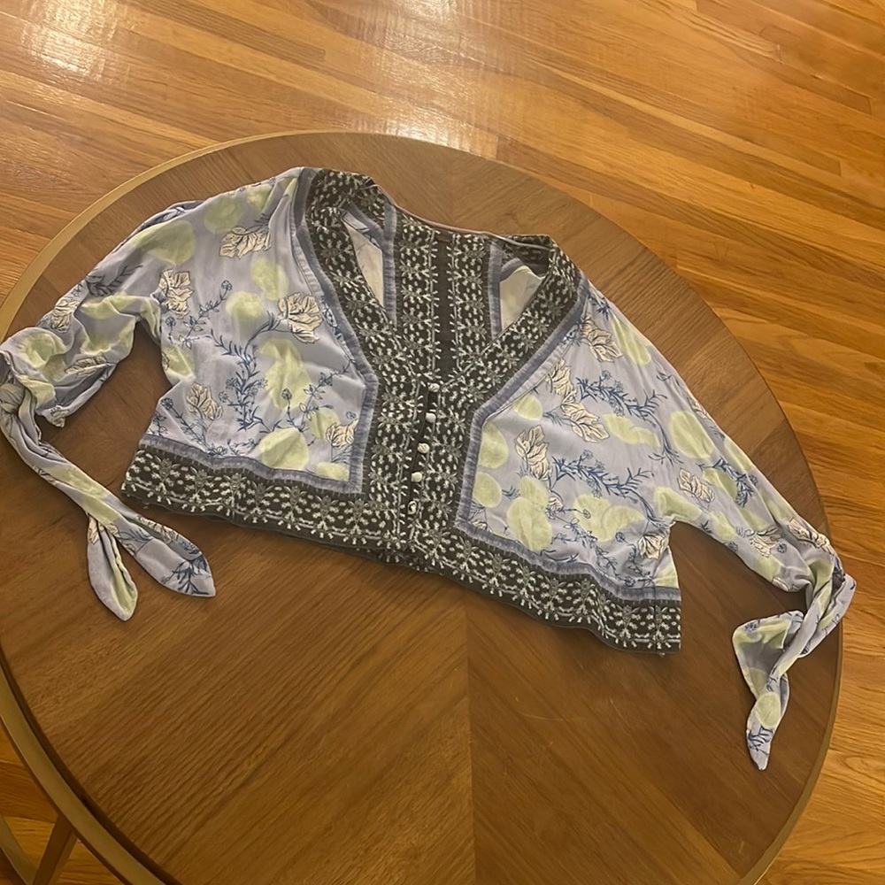 Free people crop blouse